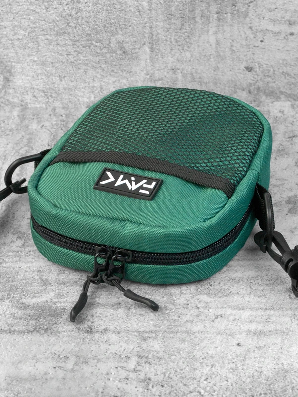 Маленька сумка месенджер (через плече) для чоловіків та жінок FAMK MBR5 , Темно-зелений