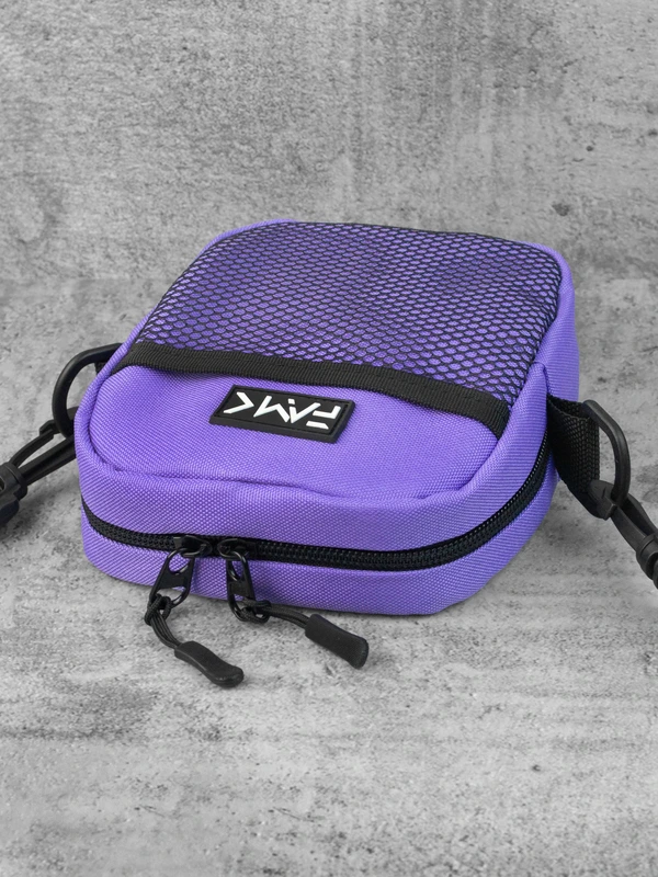 Маленька сумка месенджер (через плече) для чоловіків та жінок FAMK MBR5 , Фіолетовий