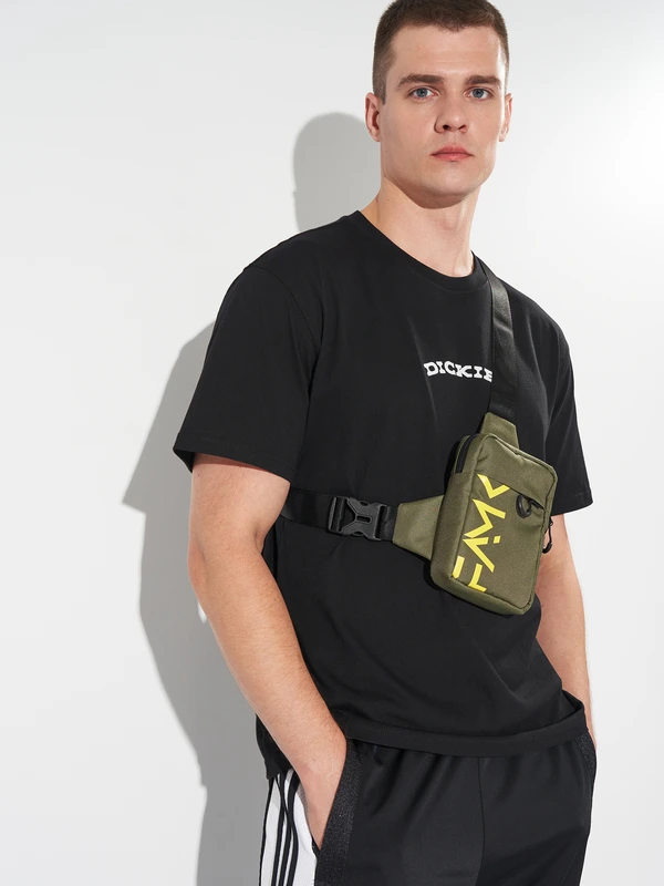 Маленька нагрудна сумка (слінг) для чоловіків та жінок Famk SCB, Хакі