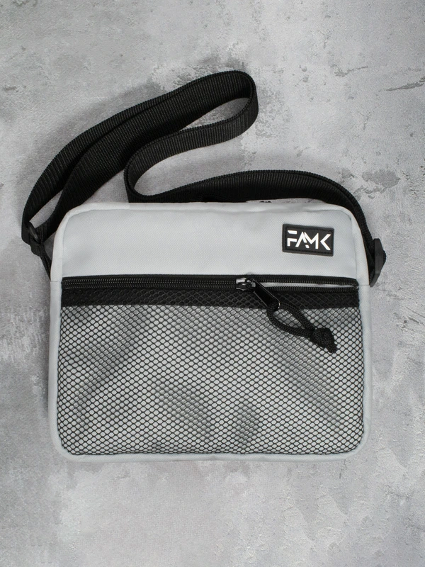 Сумка через плече для чоловіків та жінок Famk SMR3 , Сірий