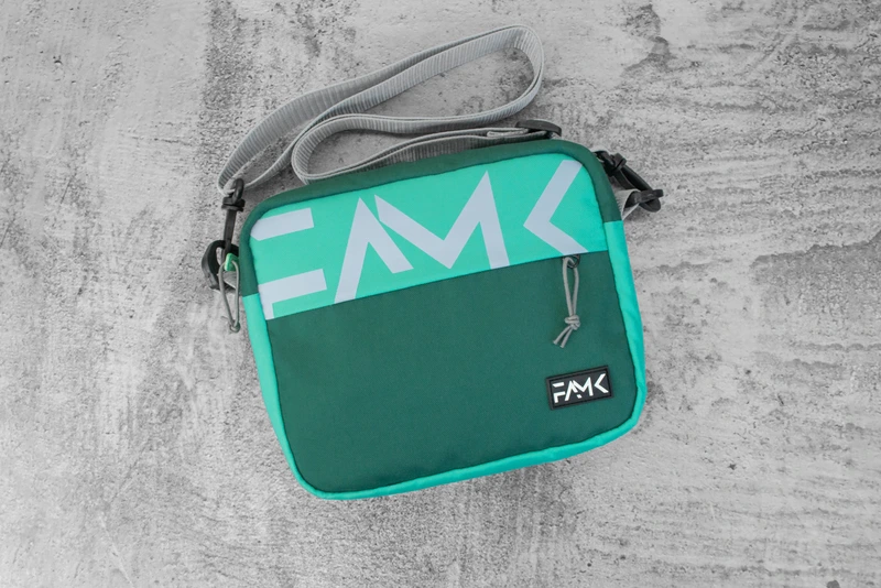 Сумка через плече для чоловіків та жінок Famk SMR3 2.0 , Темно-зелений