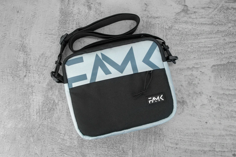 Сумка через плече для чоловіків та жінок Famk SMR3 2.0 , Сірий