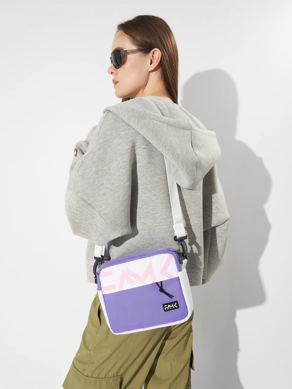 Сумка через плече для чоловіків та жінок Famk SMR3 2.0 , Фіолетовий