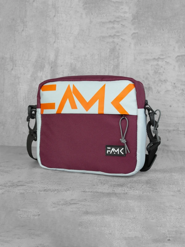 Сумка через плече для чоловіків та жінок Famk SMR3 2.0 , Бордовий