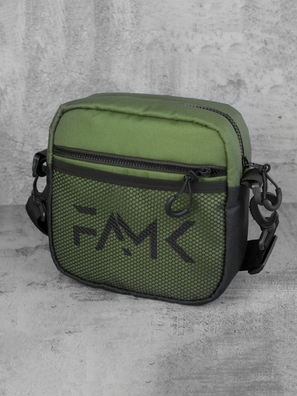 Сумка через плече для чоловіків та жінок FAMK SQR4 , Хакі