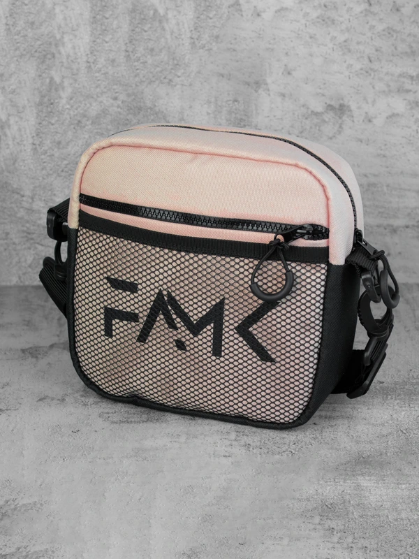 Сумка через плече для чоловіків та жінок FAMK SQR4 , Бежевий