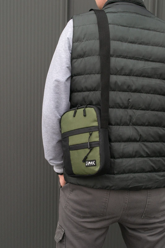 Сумка месенджер (через плече) для чоловіків та жінок Famk WPM , Хакі