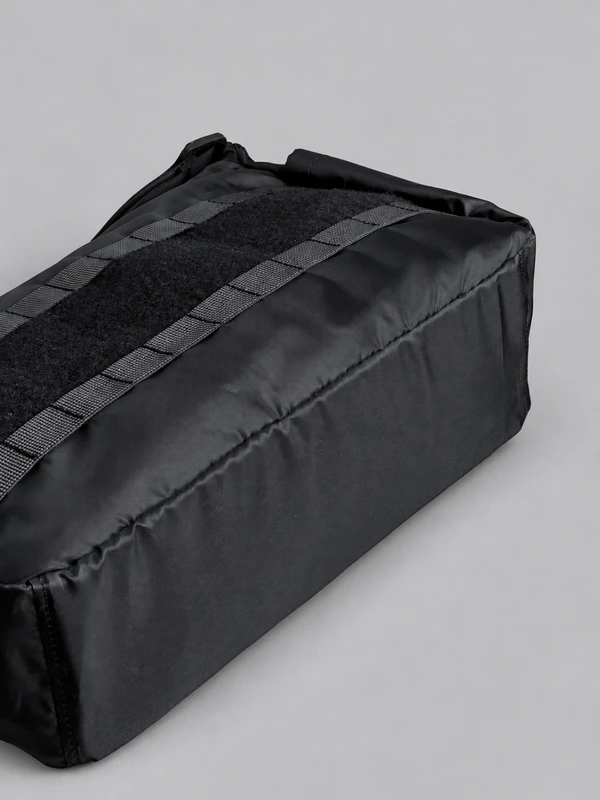 Сумка тактична текстильна через плече FAMK Urban Tactical із липучкою для патчів, для чоловіків та жінок, Кайот — фото 5