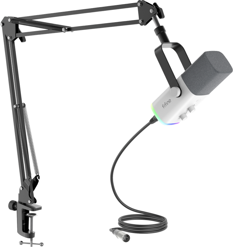 Мікрофон динамічний Fifine AM8TW USB/XLR White