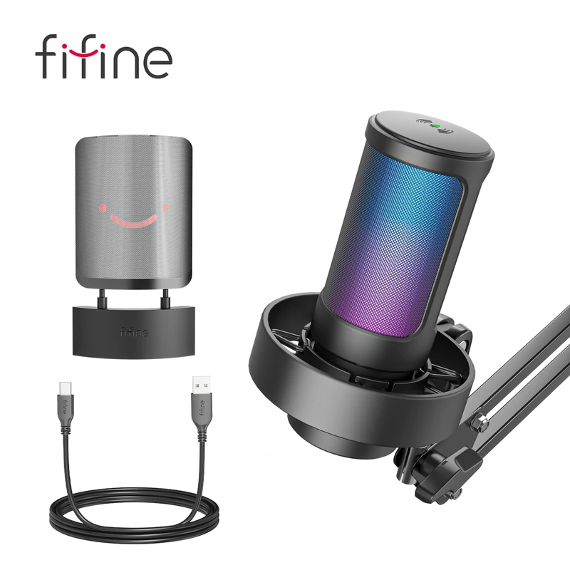 Мікрофон Fifine A8T Black