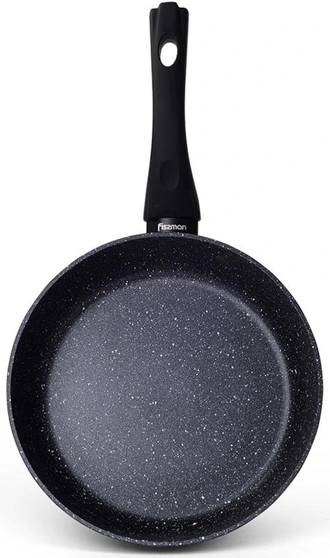 Сковорода глибока Fissman Fiore Ø26см з антипригарним покриттям, чорний