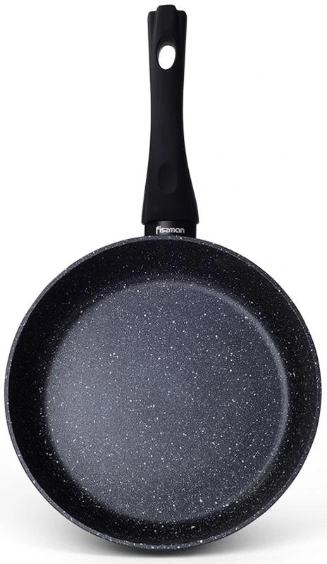 Сковорода-сотейник Fissman Fiore Ø24см індукційна з мармуровим антипригарним покриттям