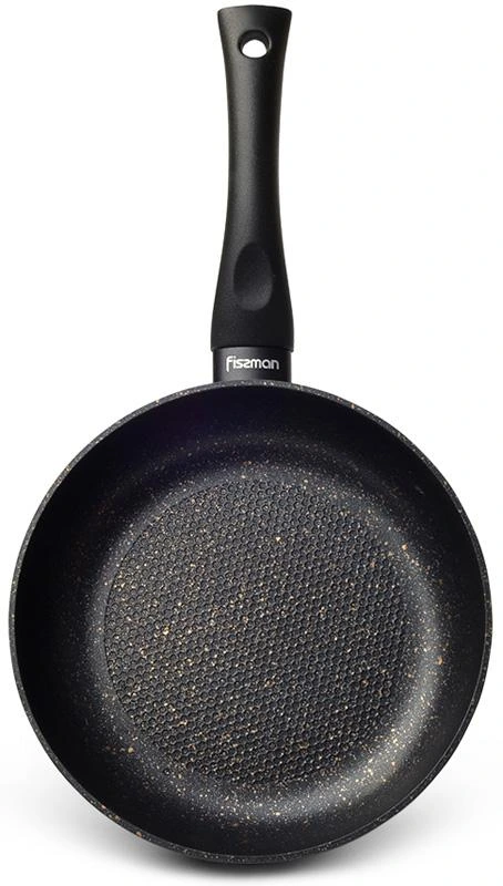 Сковорода-сотейник Fissman Promo Ø28см з антипригарним покриттям TouchStone (кам'яна крихта)
