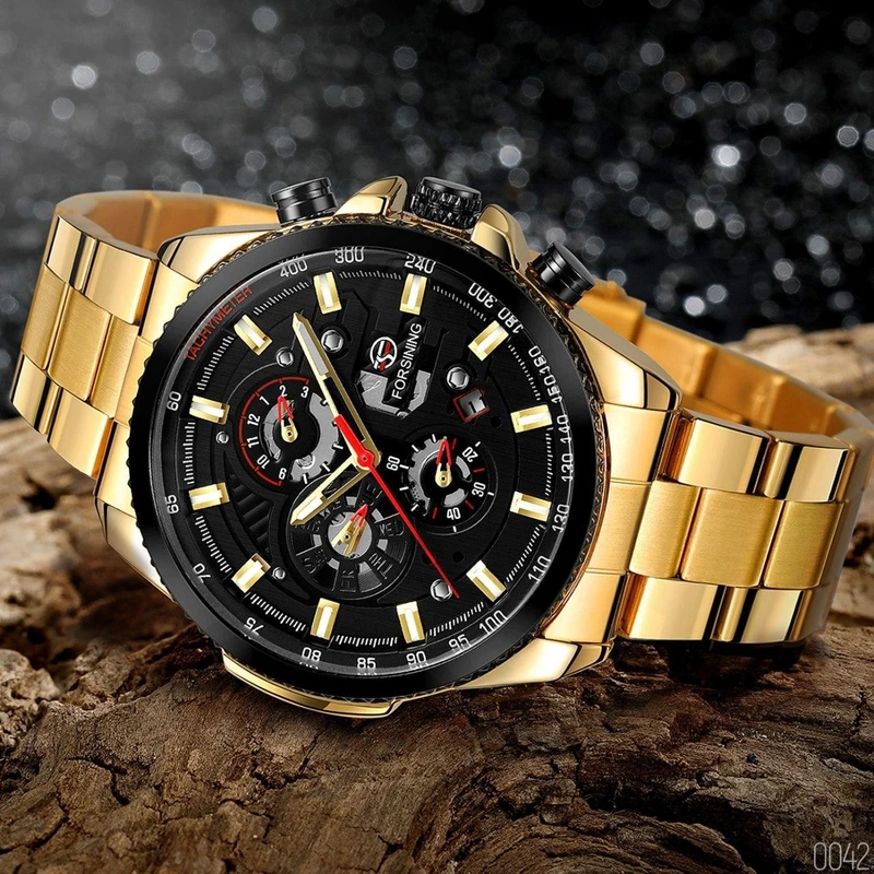 Forsining 6909 Gold-Black