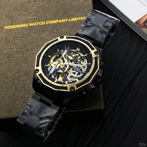 Forsining 8130 Black-Gold-Black