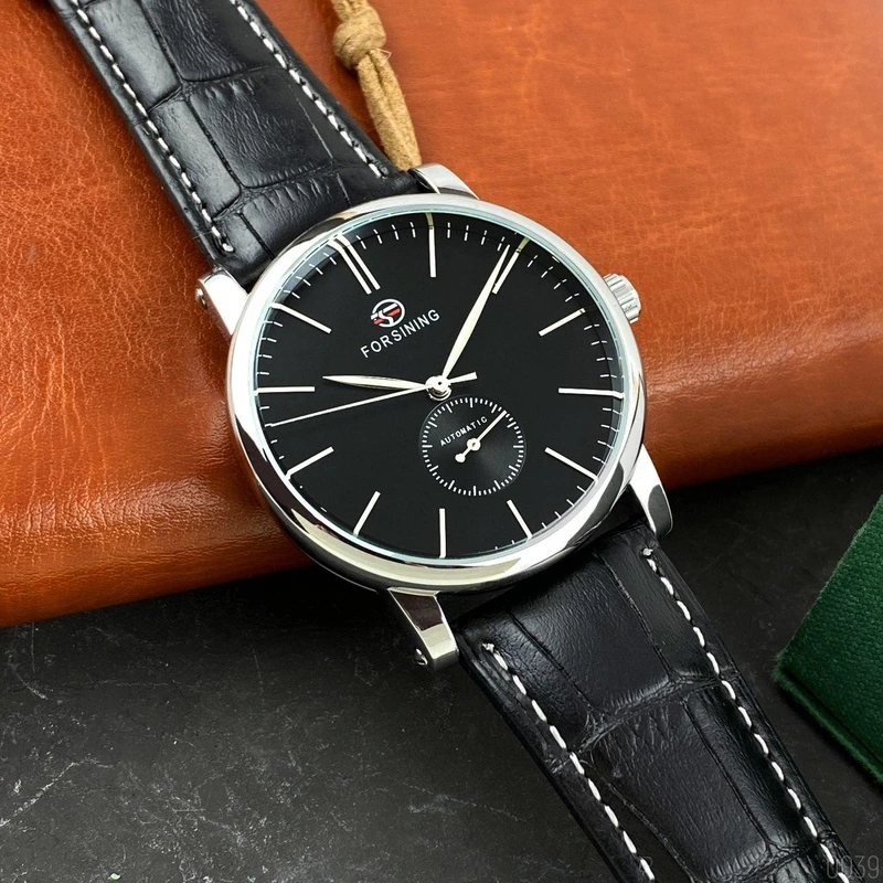 Forsining 8214 Silver-Black