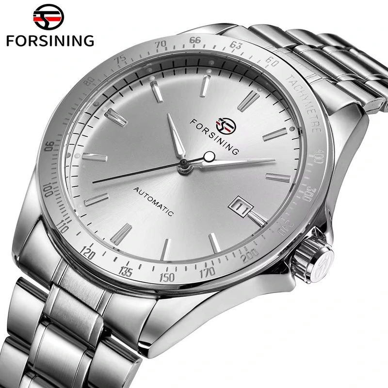 Forsining 8294 Silver-White Steel