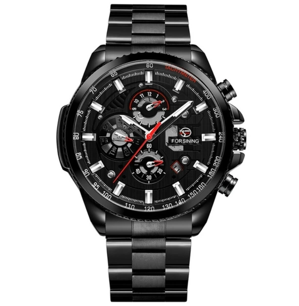 Чоловічий механічний годинник Forsining Finance