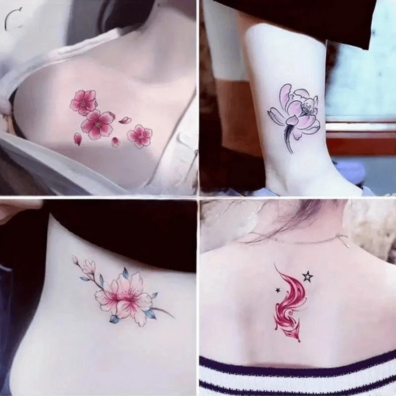 Набір дитячих тимчасових татуювань "Кольорові міні №1" color-tattoo-mini-set-30