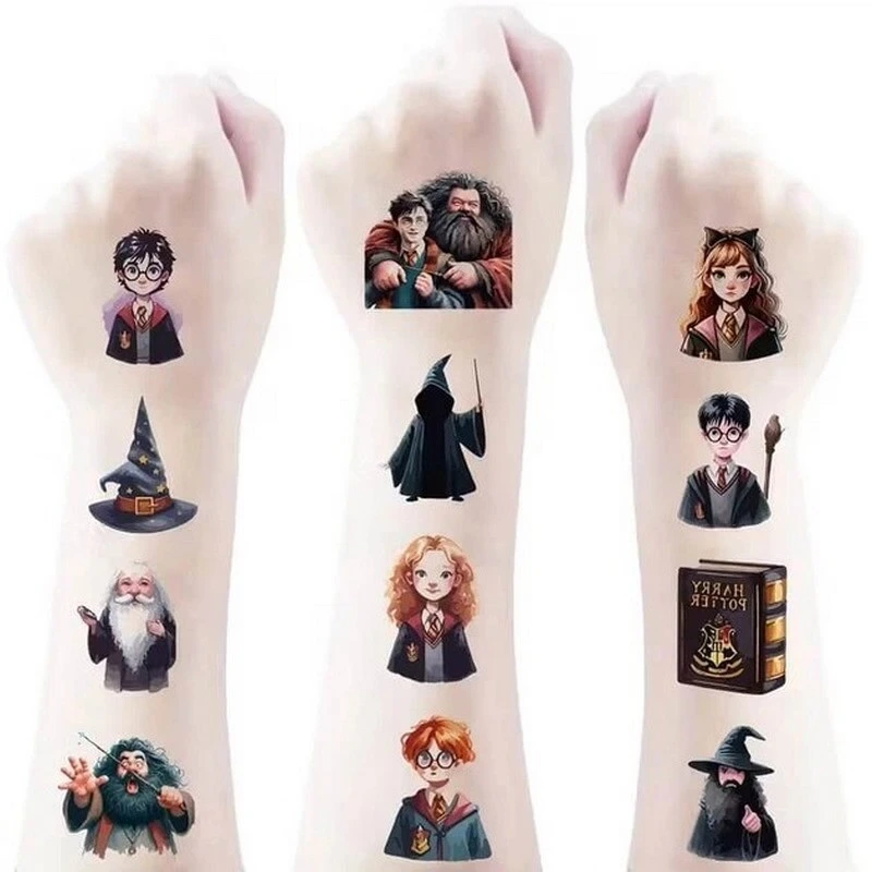 Дитячі тимчасові тату "Гаррі Поттер та інші" Potter-mini-tattoo-20, 5х5 см