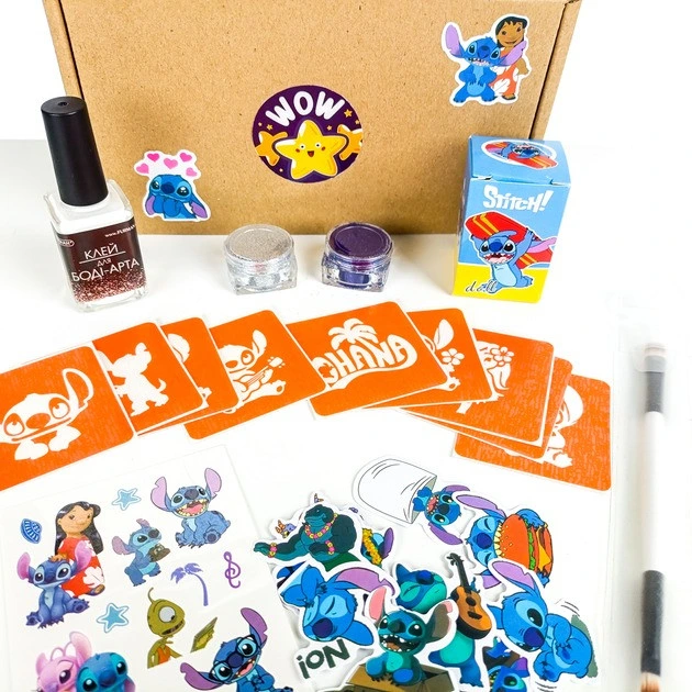 Набір для біо-тату "Wow Box Стіч" wow-box-stich-1 для 1 дитини