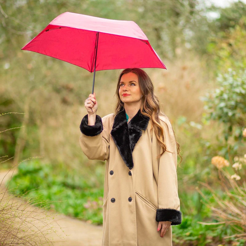 Парасолька жіноча Fulton Aerolite-1 UV L891 Red (Червоний)