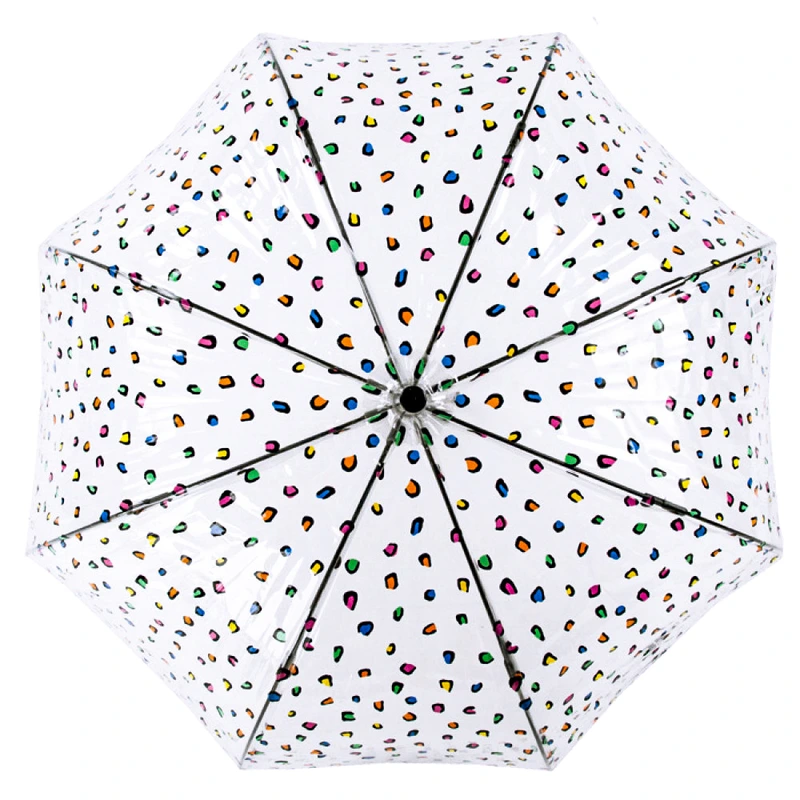 Парасолька-тростина жіноча Fulton Birdcage-2 L042 Candy Leopard (Конфетный леопард)