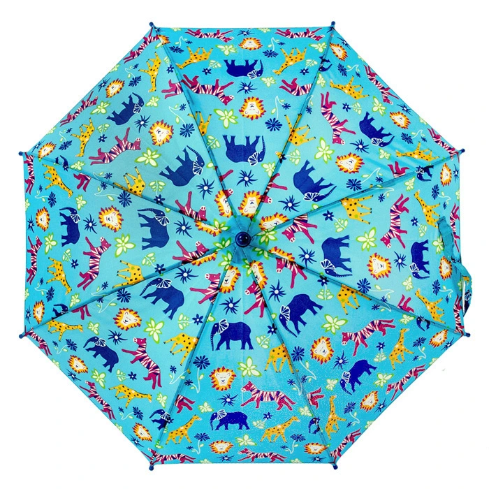 Парасолька-тростина дитяча Fulton Junior-4 C724 Jungle Chums (Джунгли)