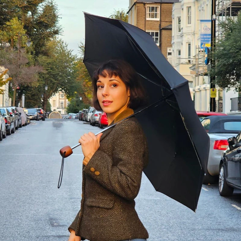 Парасолька універсальна Fulton L449-000274 Stowaway Deluxe-1 Black