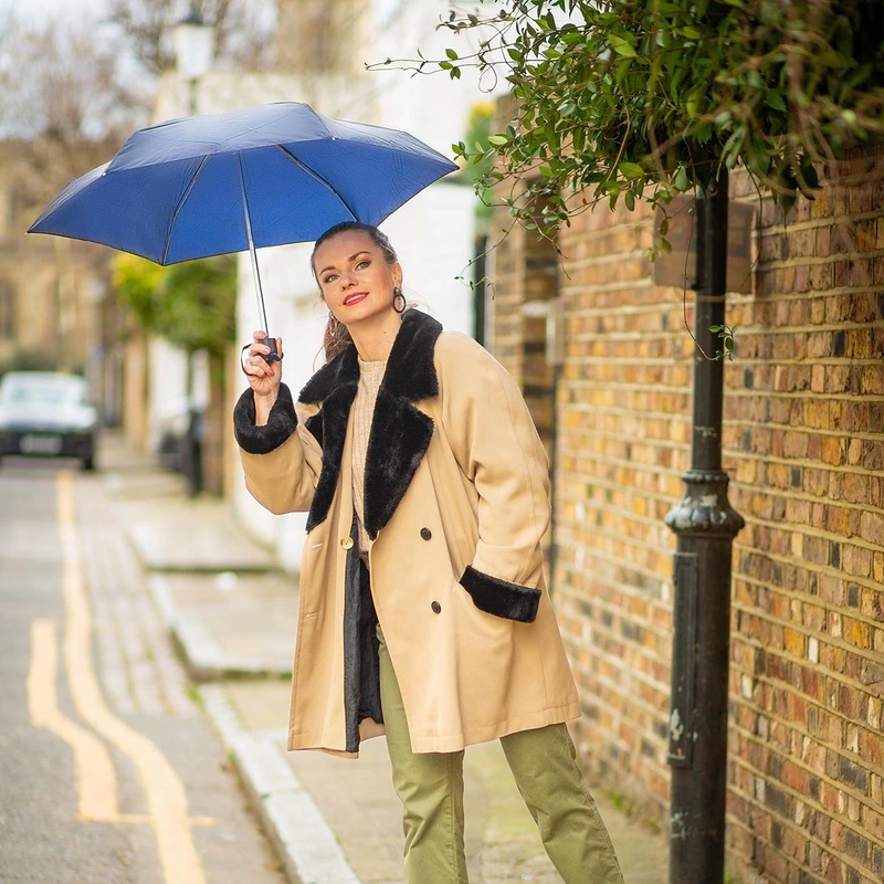 Парасолька жіноча Fulton L500-008911 Tiny-1 Navy