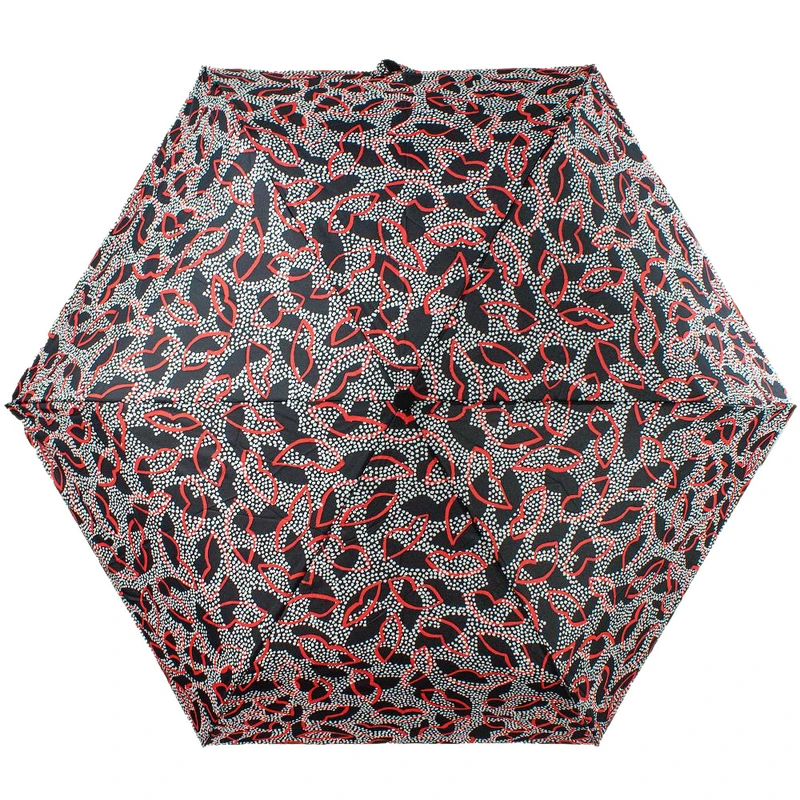 Парасолька жіноча Fulton L869-038529 Lulu Guinness Minilite-2 Dotty Lips