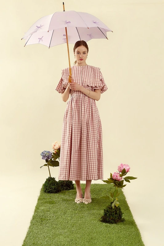 Парасолька жіноча Fulton L908 Kensington UV Pale Lilac (Ліловий)