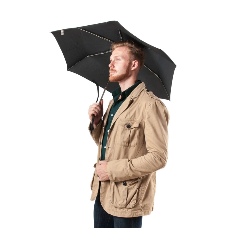 Парасолька Fulton Miniflat-1 L339 Black (Чорний)