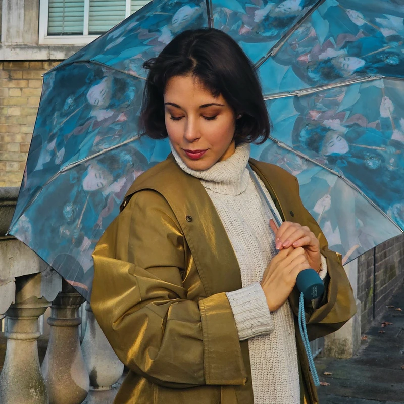 Парасолька жіноча Fulton National Gallery Minilite-2 L849 The Umbrellas (Парасольки)