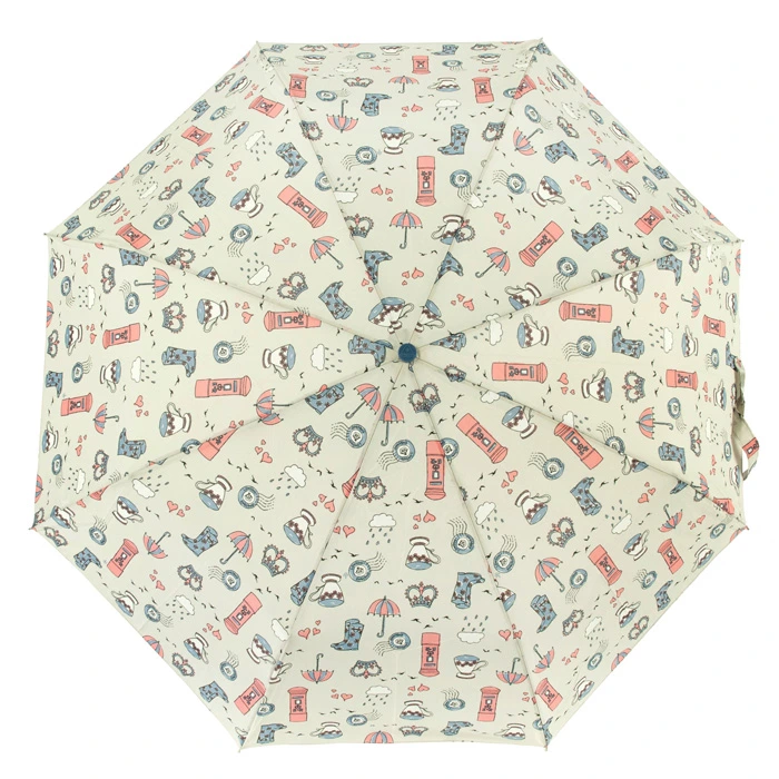 Парасолька жіноча Fulton Stowaway-24 G701 London Day Out (День Лондона)