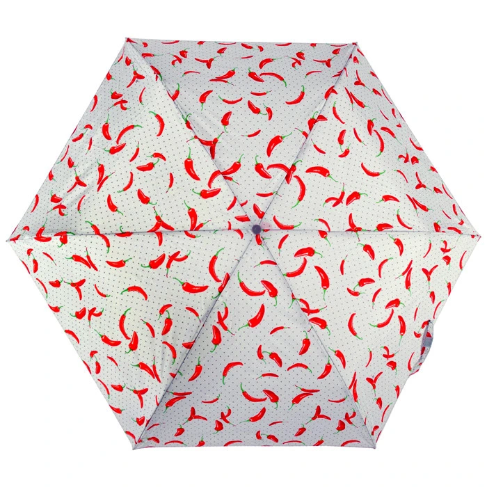 Парасолька жіноча Fulton Superslim-2 L553 Hot Chilies (Горячие чили)