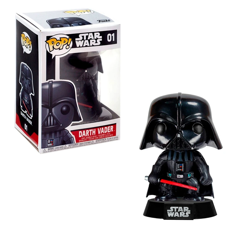 Дарт Вейдер зі світловим мечем - Funko POP Star Wars #01: Darth Vader