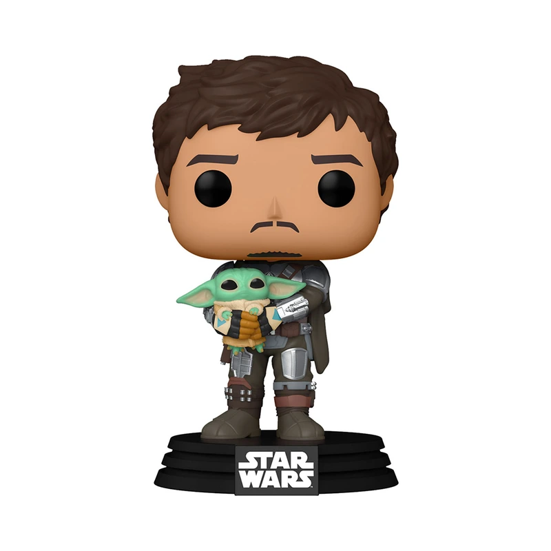 Ігрова фігурка FUNKO POP! серії "Star Wars: Mandalorian" - МАНДАЛОРЕЦЬ З ҐРОҐУ
