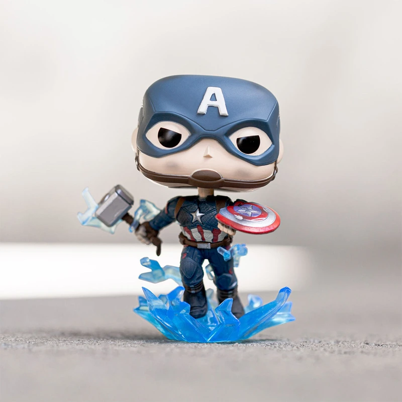 Ігрова фігурка FUNKO POP! cерії "Месники: Фінал" - КАПІТАН АМЕРИКА З МЙОЛЬНІРОМ — фото 5
