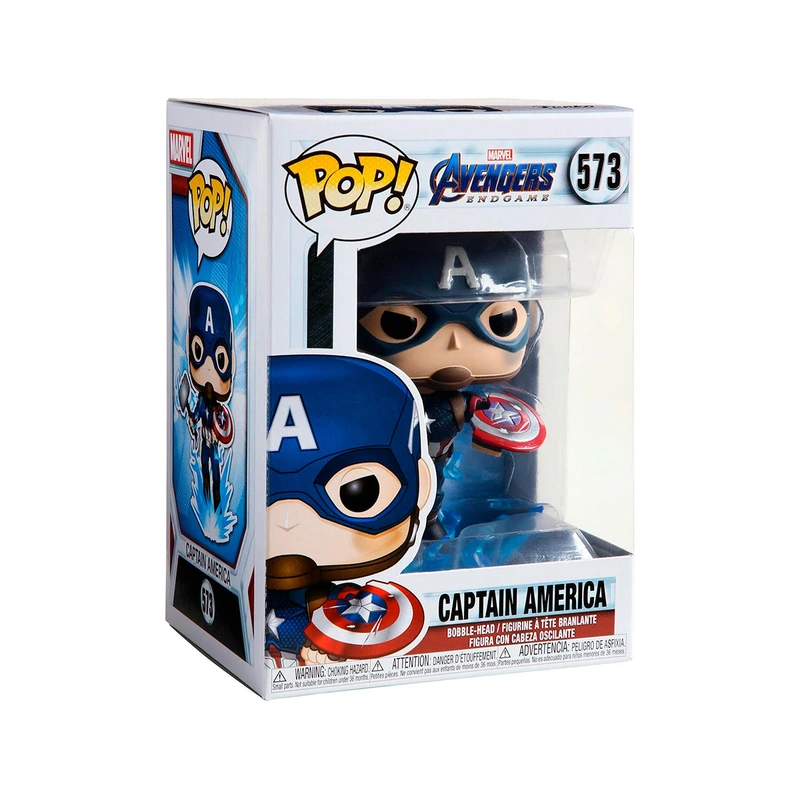 Ігрова фігурка FUNKO POP! cерії "Месники: Фінал" - КАПІТАН АМЕРИКА З МЙОЛЬНІРОМ — фото 6