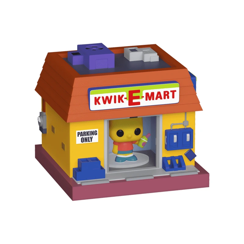 Набір фігурок BITTY POP! Town серії "Сімпсони" - БАРТ СІМПСОН І КВІКІ-МАРТ