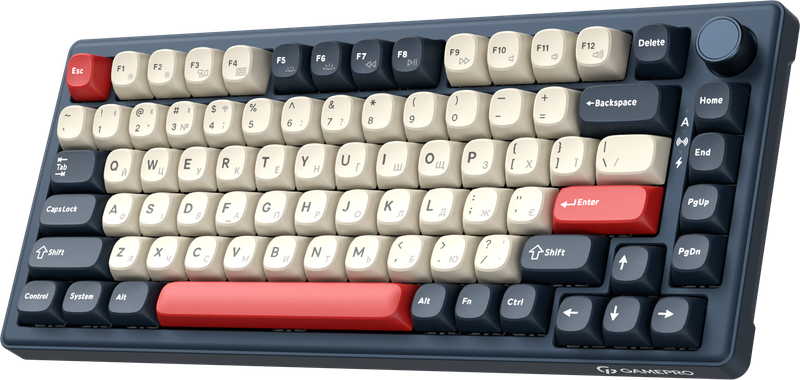 Бездротова механічна клавіатура GamePro Asgard Yord (MK266BL)