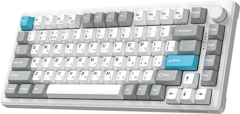 Бездротова механічна клавіатура GamePro Asgard Yord (MK266WH)