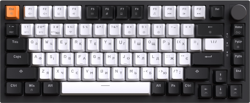 Бездротова механічна клавіатура GamePro MK160 QLAB Sakura Switch Black
