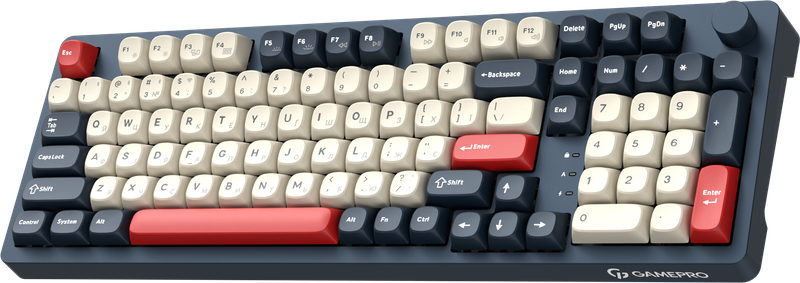 Бездротова механічна клавіатура GamePro Asgard Drakkar (MK305BL)