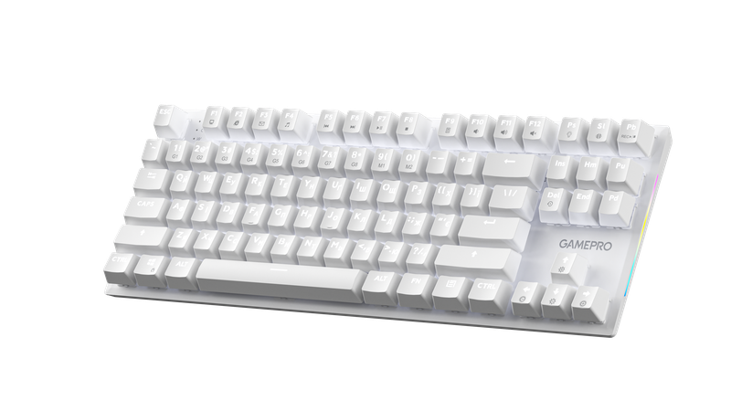 Дротова механічна клавіатура GamePro Genesis Joker (MK124W) 87% Red switches