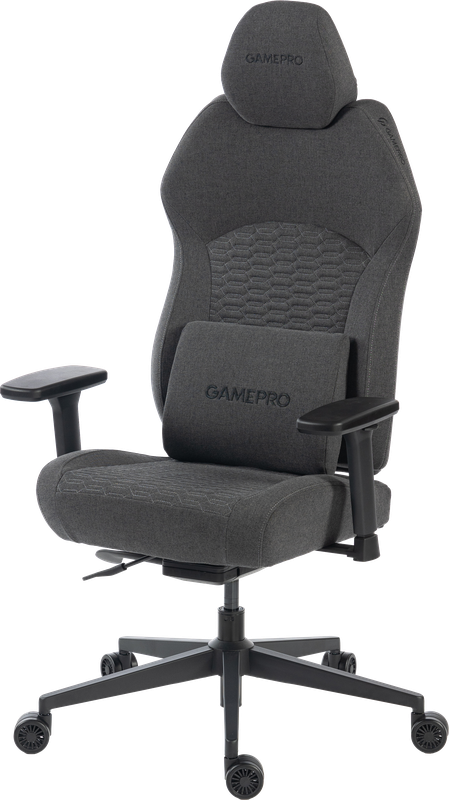 Крісло ігрове GamePro GC760DG Fabric Dark Gray — фото 6