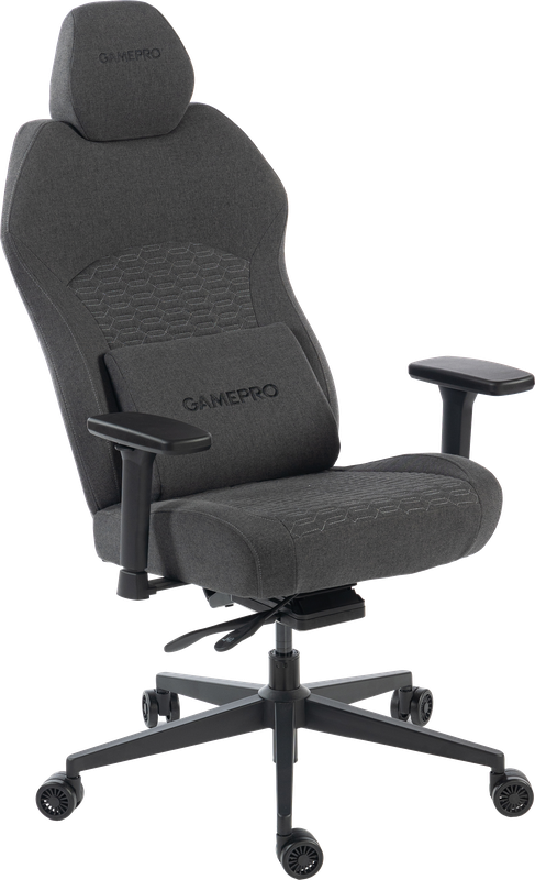 Крісло ігрове GamePro GC760DG Fabric Dark Gray — фото 7