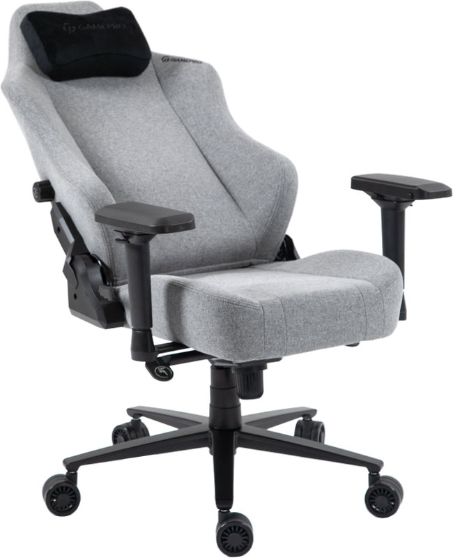 Крісло ігрове GamePro GC775G Fabric Gray — фото 6