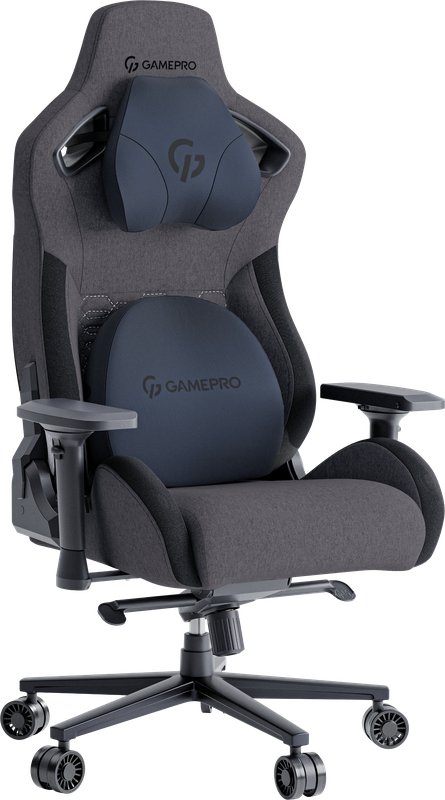 Крісло ігрове GamePro GC900SG Fabric Space Grey — фото 5